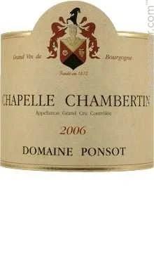 Ponsot Chapelle-chambertin 2003 (1.5L)