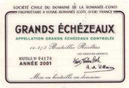 Domaine de la Romane-Conti - Grands chzeaux 2021